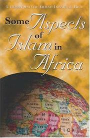 Front cover of Some Aspects of Islam in Africa by Uthman Sayyid Ahmad Ismail Al-Bili