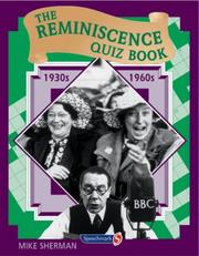 Front cover of The Reminiscence Quiz Book by Mike Sherman