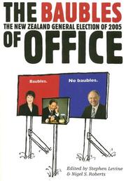Front cover of The baubles of office by Stephen I. Levine