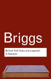 Cover of British Folk Tales and Legends by Katharine Mary Briggs