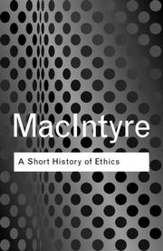 Front cover of A Short History of Ethics by Alasd MacIntyre