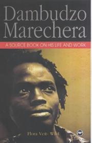 Cover of Dambudzo Marechera by Flora Veit-Wild