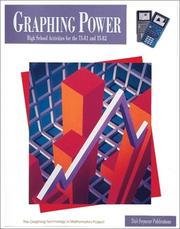 Front cover of Graphing Power High School Activities for the T1-81 & T1-82 by David Molina