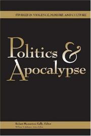Front cover of Politics & apocalypse by Robert Hamerton-Kelly