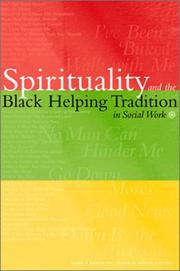 Front cover of Spirituality and the Black helping tradition in social work by Elmer P. Martin