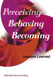 Cover of Perceiving, Behaving, Becoming by H. Jerome Freiberg