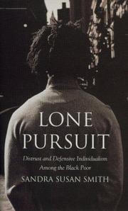 Cover of Lone pursuit by Sandra Susan Smith