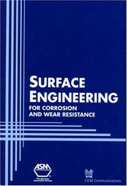 Front cover of Surface Engineering for Corrosion and Wear Resistance by J. R. Davis