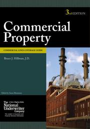 Cover of Commercial property by Bruce Hillman