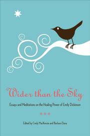 Cover of Wider than the sky by Barbara Dana