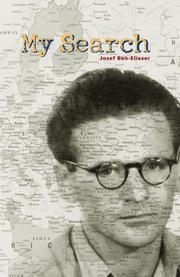 Front cover of My Search by Josef Ben-Eliezer