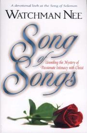 Front cover of The Song of Songs by Watchman Nee