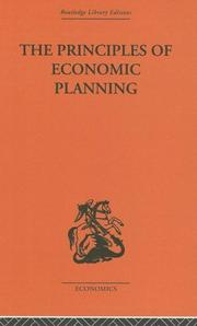 Front cover of Principles of Economic Planning by W. Arthur Lewis