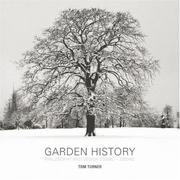 Cover of Garden History by Tom Turner