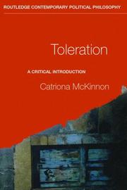 Cover of Toleration by Catriona McKinnon