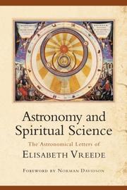 Front cover of Astronomy and Spiritual Science by Elizabeth Vreede