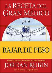 Front cover of La receta del Gran Medico para perder peso by Jordan Rubin
