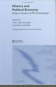 Front cover of History and Political Economy by Aspromourgos