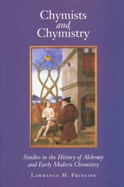 Cover of Chymists and Chymistry by Lawrence Principe