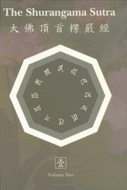 Front cover of The Shurangama Sutra With Commentary, Vol. 2 by Hsuan Hua