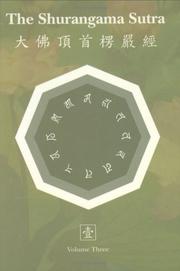 Front cover of The Shurangama Sutra With Commentary, Vol. 3 by Hsuan Hua