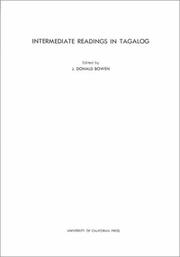 Front cover of Intermediate Readings in Tagalog by J. Donald Bowen