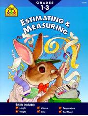 Cover of Estimating & measuring by Barbara B. Irvin