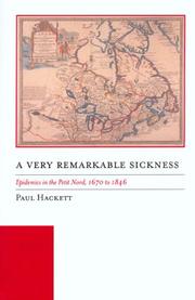 Cover of A Very Remarkable Sickness by Paul Hackett