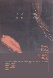 Cover of Doing ethics in a pluralistic world by Phyllis D. Airhart