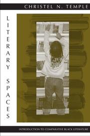 Cover of Literary Spaces by Christel N. Temple
