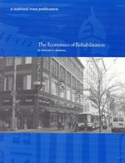 Front cover of The Economics of Rehabilitation by Donovan Rypkema