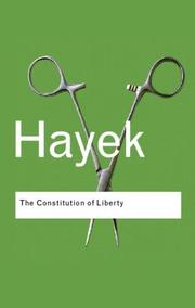 Cover of The Constitution of Liberty by Friedrich A. von Hayek