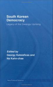 Cover of South Korean Democracy by George N. Katsiaficas