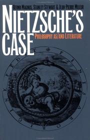 Front cover of Nietzsche’s case by Bernd Magnus