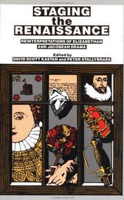 Cover of Staging the Renaissance by David Scott Kastan (editor)