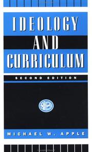 Cover of Ideology and Curriculum by Michael W. Apple