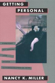 Cover of Getting personal by Nancy K. Miller