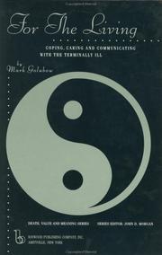 Cover of For the Living by Mark Golubow