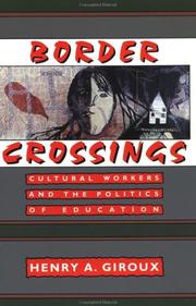 Cover of Border crossings by Henry A. Giroux