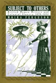Cover of Subject to others by Moira Ferguson