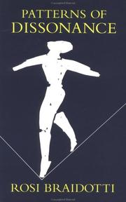 Cover of Patterns of dissonance by Rosi Braidotti