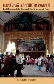 Front cover of Burma's Mass Lay Meditation Movement by Ingrid Jordt