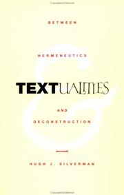 Cover of Textualities by Hugh J. Silverman
