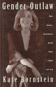 Cover of Gender outlaw by Kate Bornstein