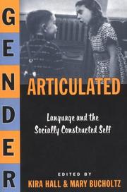Front cover of Gender articulated by Kira Hall