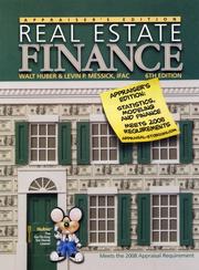 Front cover of Real Estate Finance by Walt Huber & Levin Messick