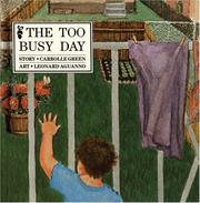 Cover of Too Busy Day by Carrolle Green