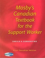 Front cover of Mosby's Canadian Textbook for the Support Worker by Sheila A. Sorrentino