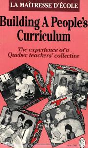 Front cover of Building A People's Curriculum by David Clanfield