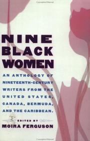 Front cover of Nine Black Women by Moira Ferguson
